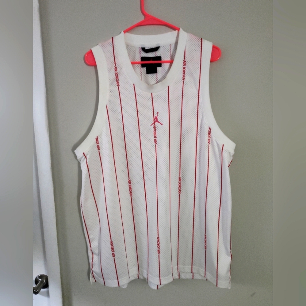 Jordan retro essentials pinstripe mesh tank top